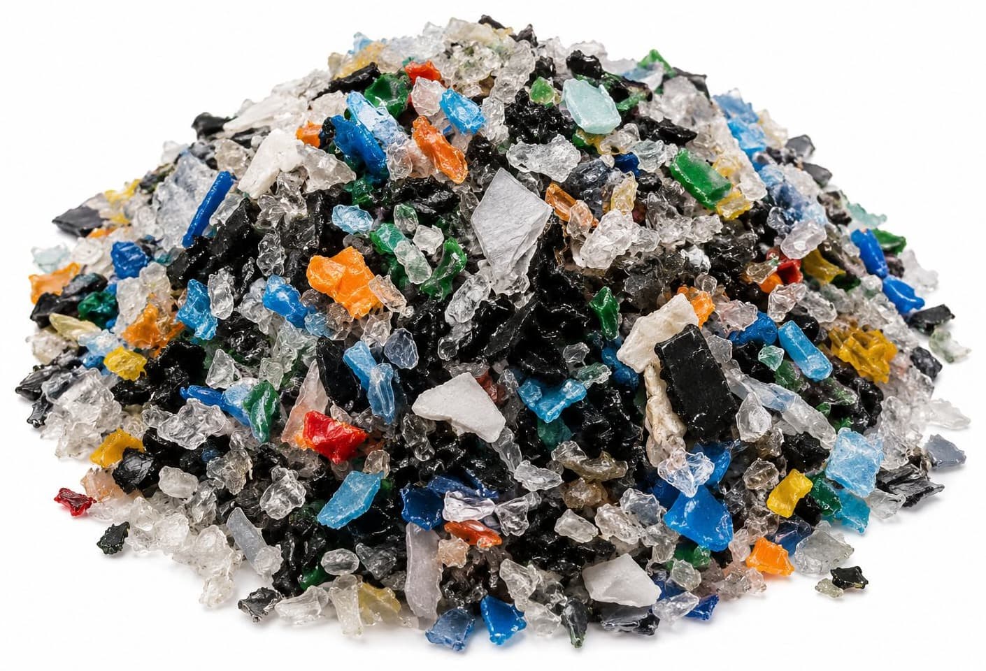Cacahan plastik siap dijual ke industri