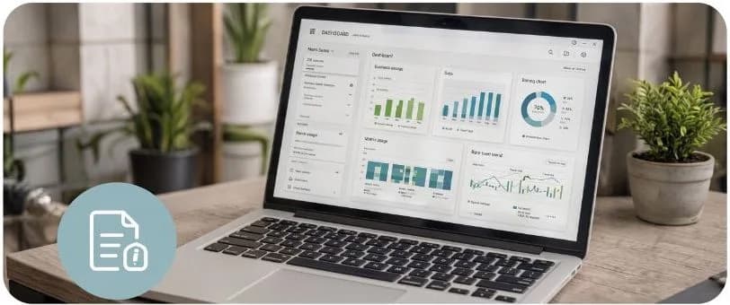 Dashboard laporan dampak untuk mitra bisnis